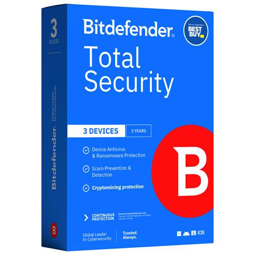 Bitdefender Total Security 3 Device 1 Year