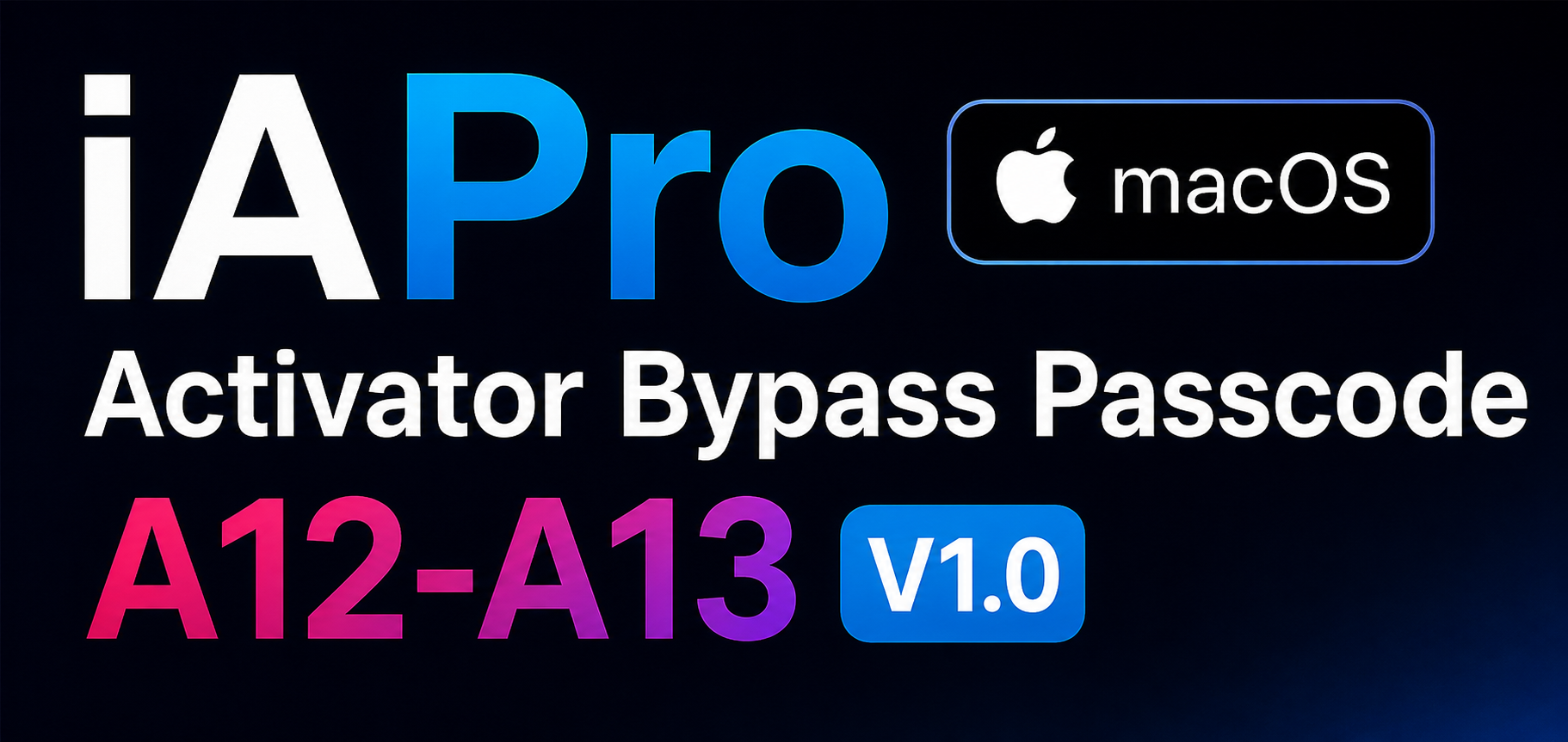 iAPro Activator A12-A13 iPhone 11 Pro Max Passcode-disabled Bypass with Signal iOS 15 up to 26.5.2 Supported